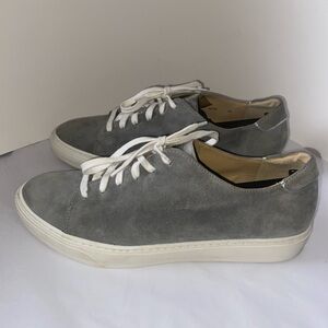 L.K. Bennett Grey Suede Lace Up Shoes Sz Women’s 10,40 EUC